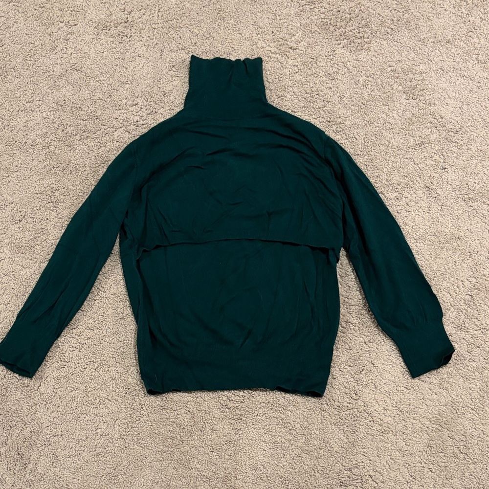 Kindred Bravely Teal Turtleneck Sweater